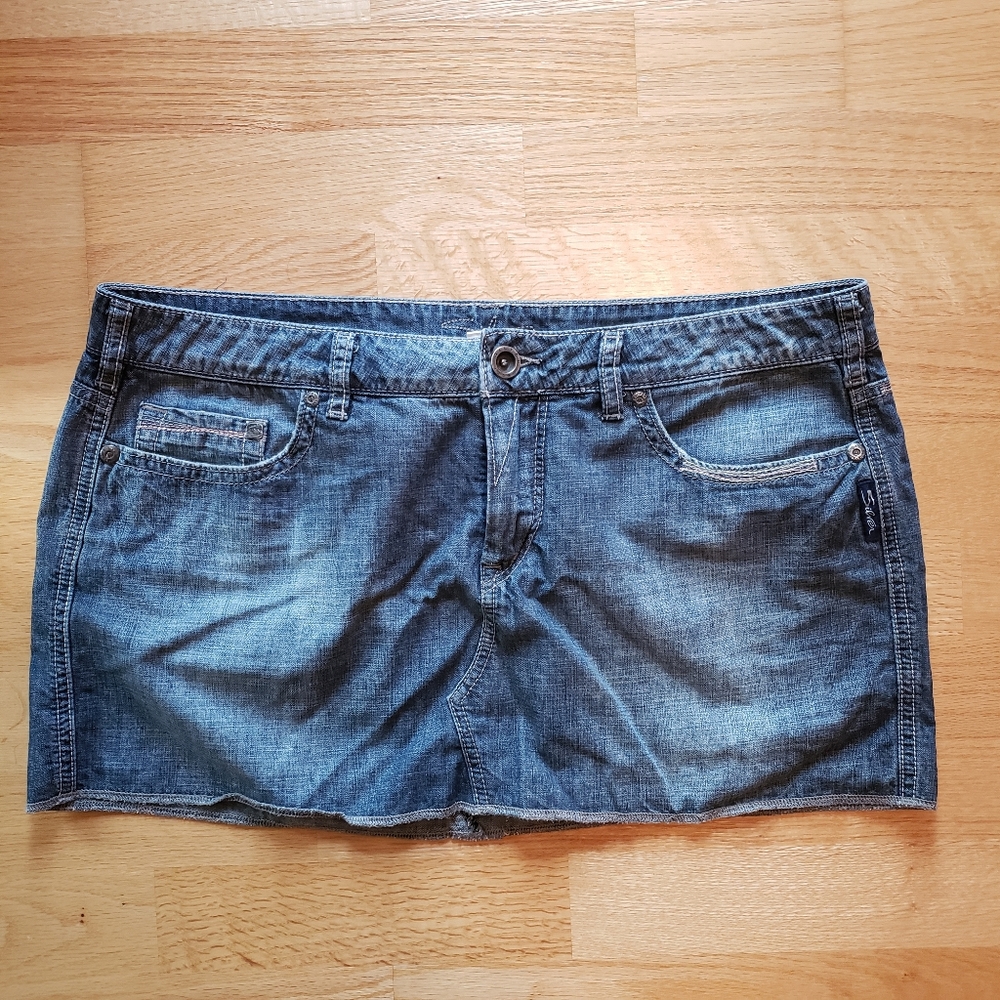 Silver Jeans Skirt